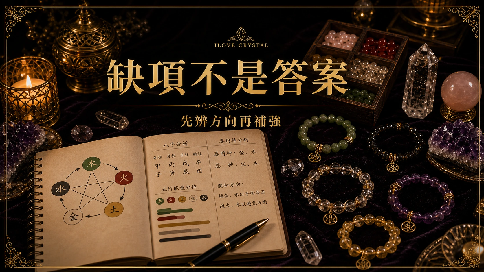 五行缺與喜用神的日常整理與能量陪伴