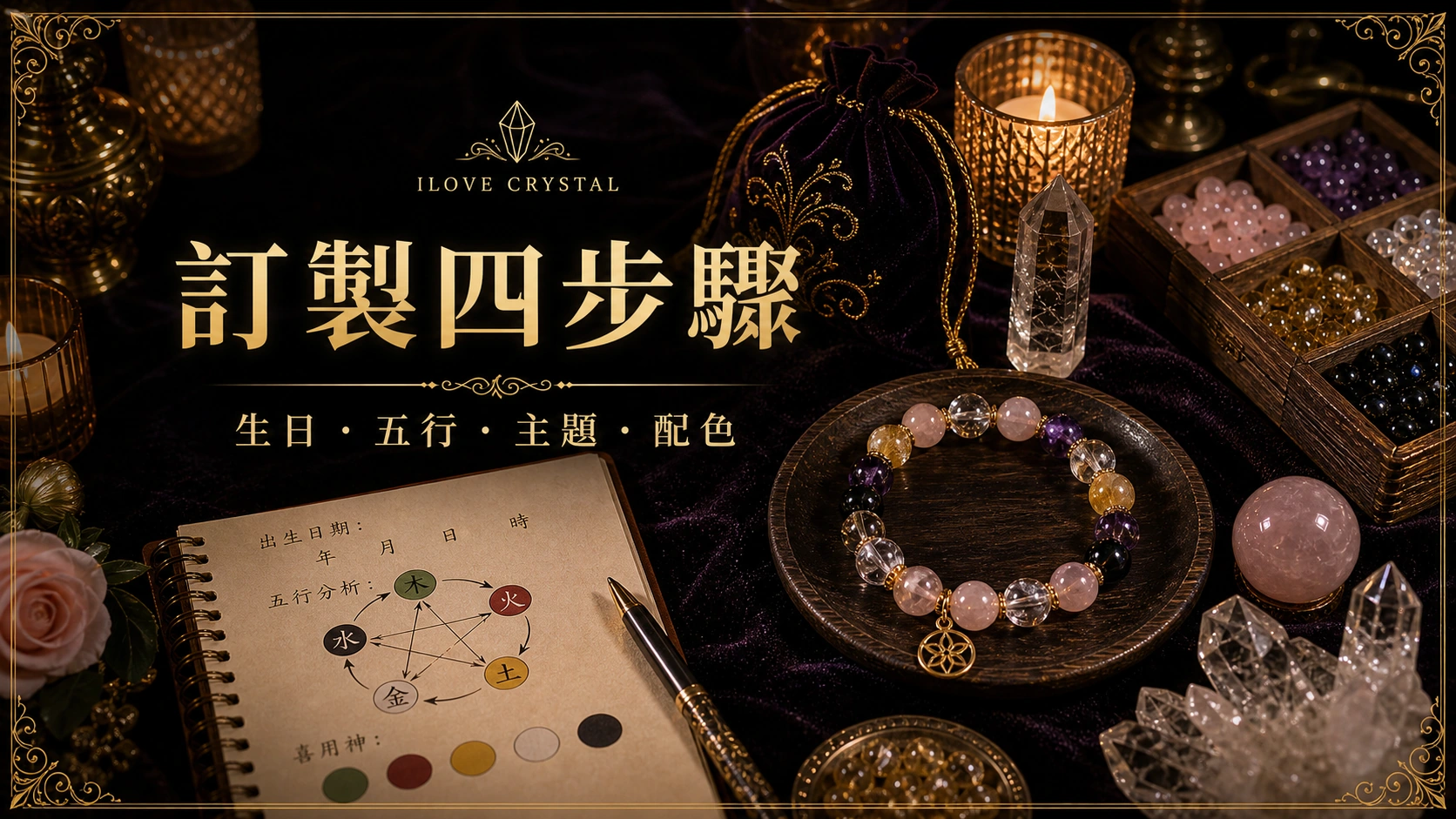客製化水晶手鍊的日常整理與能量陪伴
