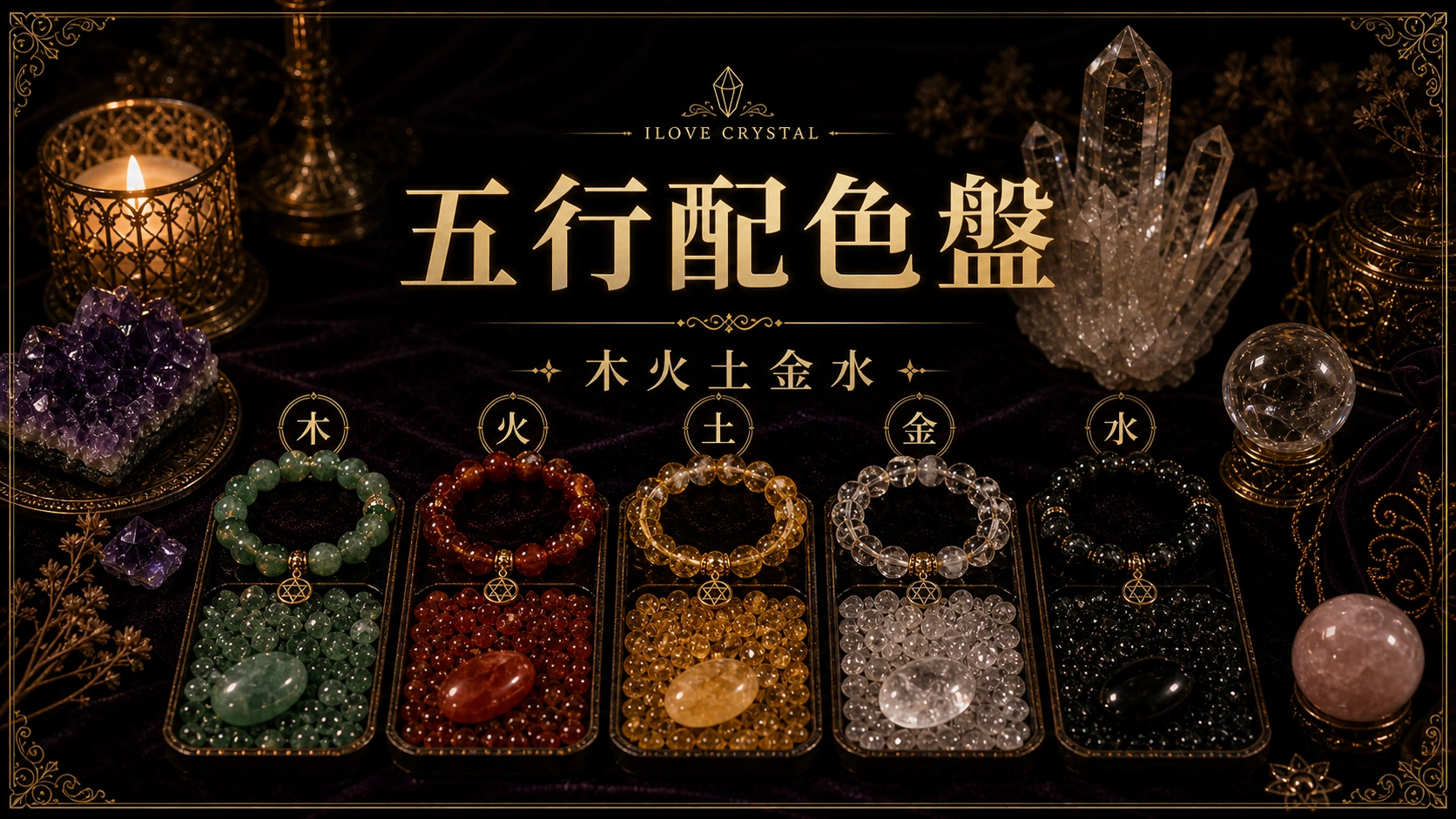 五行水晶顏色的日常整理與能量陪伴