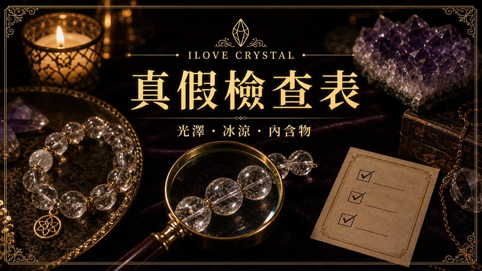 水晶真假檢查的日常整理與能量陪伴