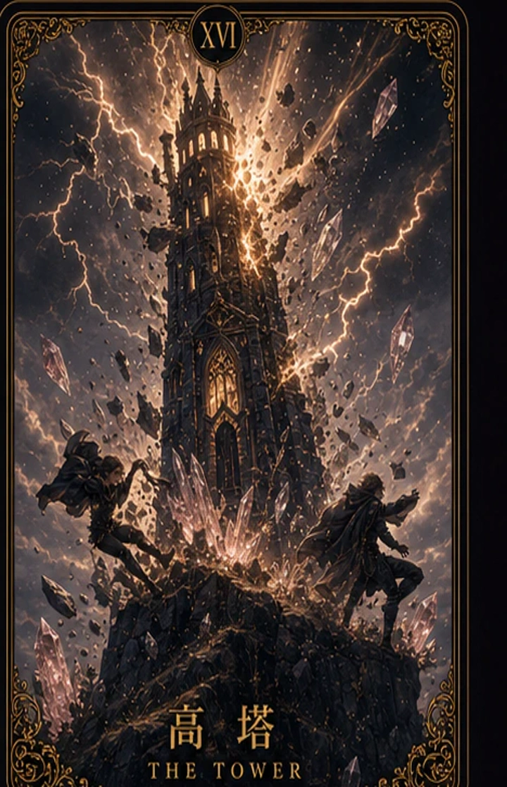 艾勒水晶牌 高塔，艾勒水晶自有設計插畫牌面